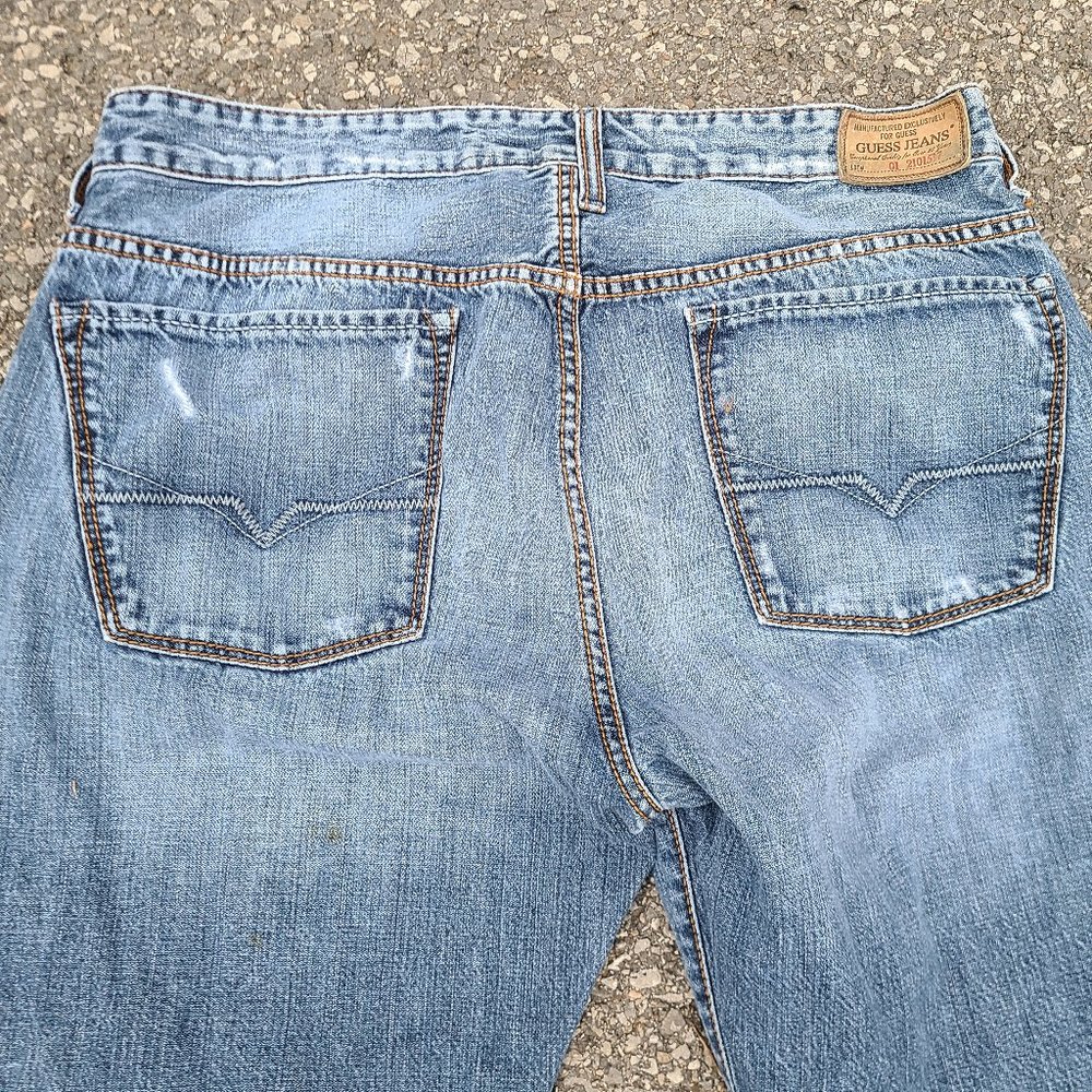 Guess Cliff boot cut men's size 36 x 30 blue jeans mens